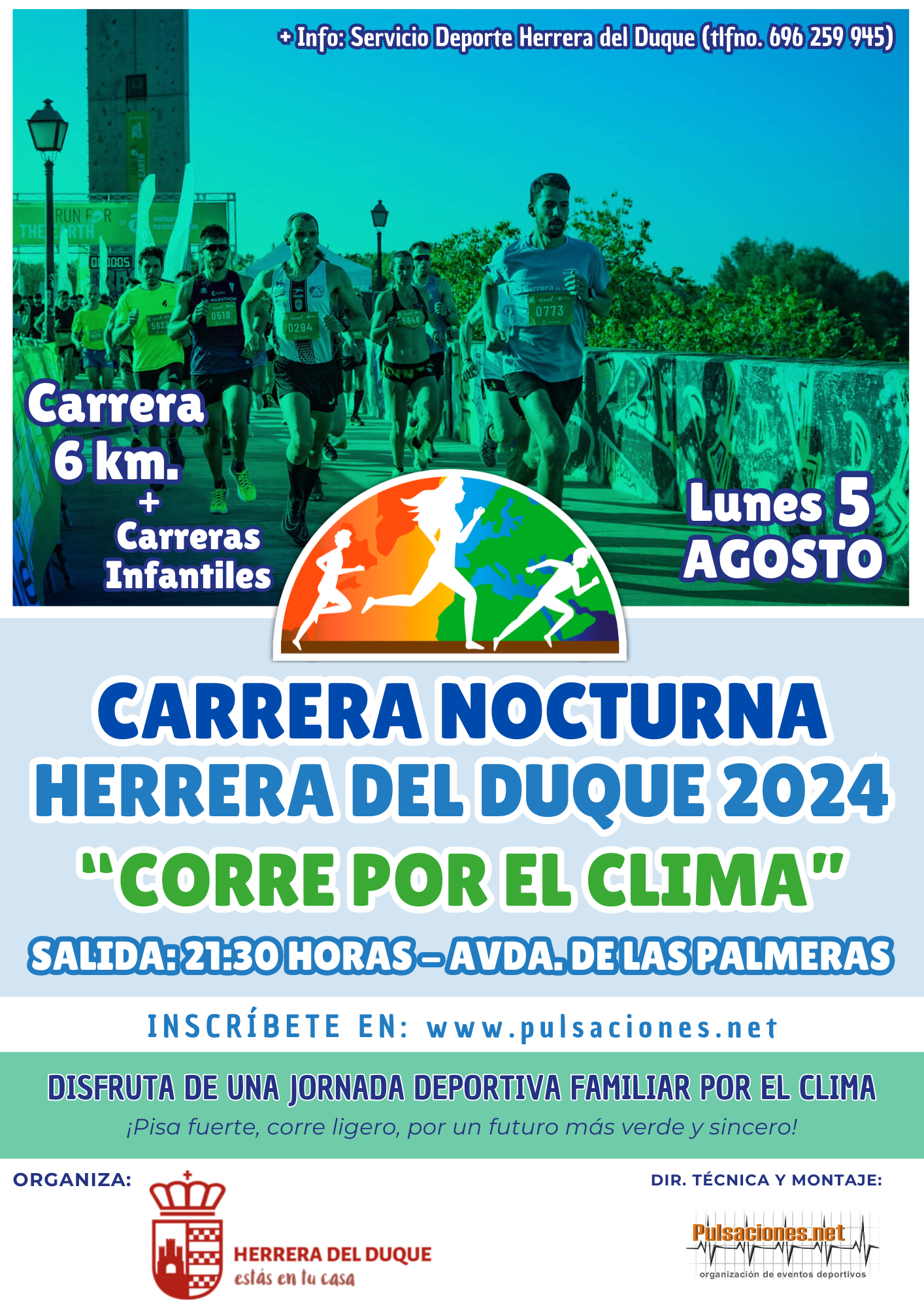 Carrera Nocturna Herrera del Duque 2024 "Corre por el Clima"