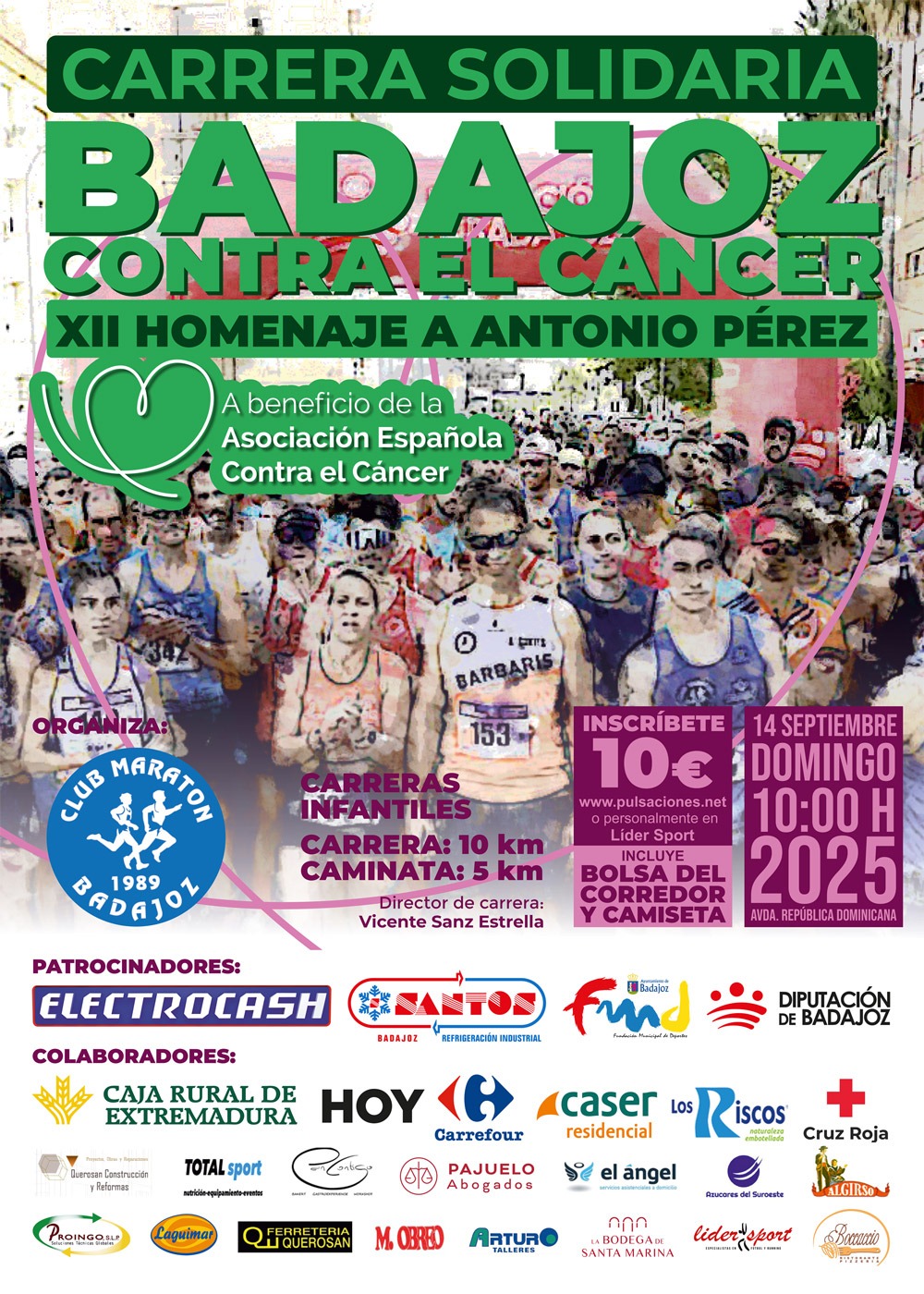 Carrera Solidaria Badajoz Contra el Cáncer